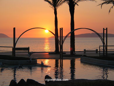 SUNSET IN SAMIL BEACH - VIGO - SPAIN