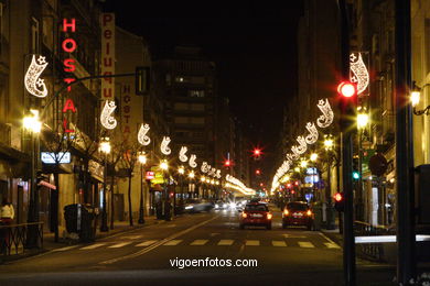 NAVIDAD EN VIGO. ILUMINACIÓN NAVIDEÑA. LUCES DE NAVIDAD