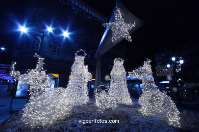 NAVIDAD EN VIGO. ILUMINACIÓN NAVIDEÑA. LUCES DE NAVIDAD