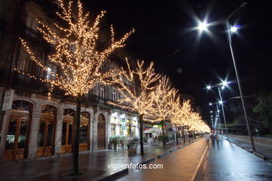 NAVIDAD EN VIGO. ILUMINACIÓN NAVIDEÑA. LUCES DE NAVIDAD