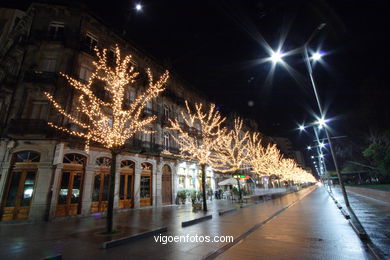 NAVIDAD EN VIGO. ILUMINACIÓN NAVIDEÑA. LUCES DE NAVIDAD