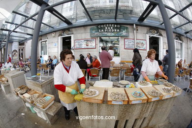 OSTRAS. CALLE DE LAS OSTRAS DE VIGO