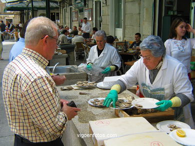 OSTRAS. RUA DAS OSTRAS DE VIGO