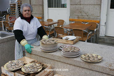 OSTRAS. RUA DAS OSTRAS DE VIGO