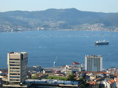 AERIAL VIEWS OF VIGO - SPAIN