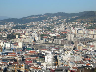 AERIAL VIEWS OF VIGO - SPAIN