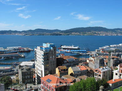 AERIAL VIEWS OF VIGO - SPAIN