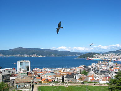 AERIAL VIEWS OF VIGO - SPAIN