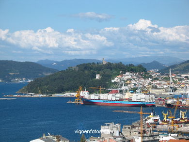 AERIAL VIEWS OF VIGO - SPAIN