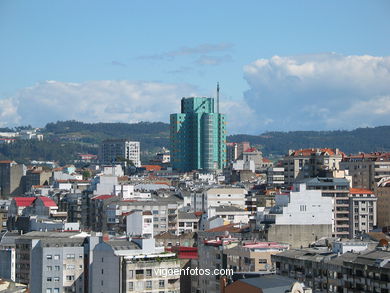 AERIAL VIEWS OF VIGO - SPAIN