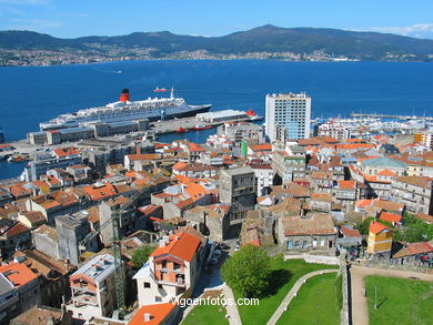 AERIAL VIEWS OF VIGO - SPAIN