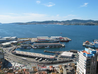 AERIAL VIEWS OF VIGO - SPAIN