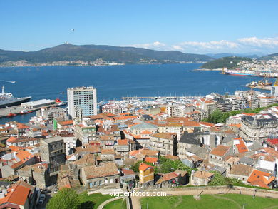 AERIAL VIEWS OF VIGO - SPAIN