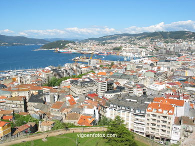 AERIAL VIEWS OF VIGO - SPAIN