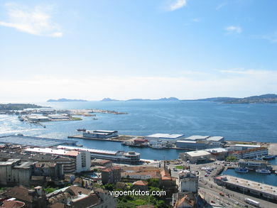 AERIAL VIEWS OF VIGO - SPAIN