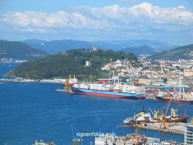 AERIAL VIEWS OF VIGO - SPAIN