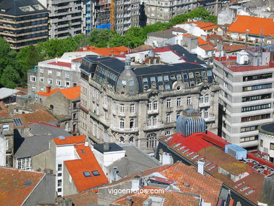 AERIAL VIEWS OF VIGO - SPAIN