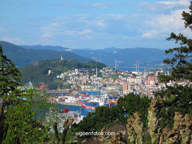 AERIAL VIEWS OF VIGO - SPAIN