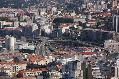 AERIAL VIEWS OF VIGO - SPAIN