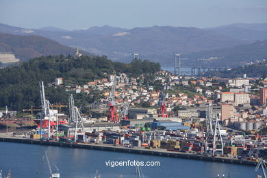 AERIAL VIEWS OF VIGO - SPAIN