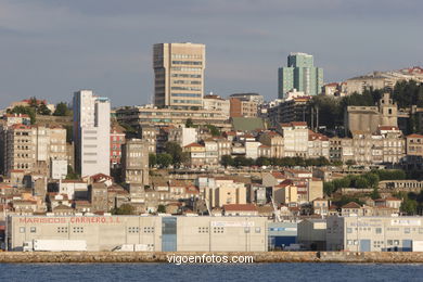 AERIAL VIEWS OF VIGO - SPAIN