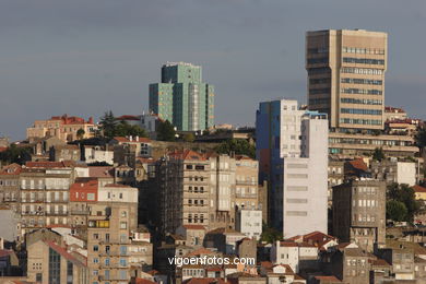 AERIAL VIEWS OF VIGO - SPAIN