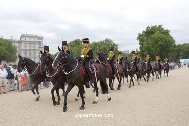 Changing of the Guard zu Pferd. 