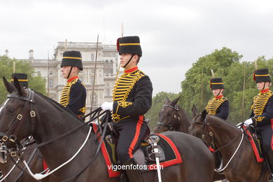 Changing of the Guard zu Pferd. 