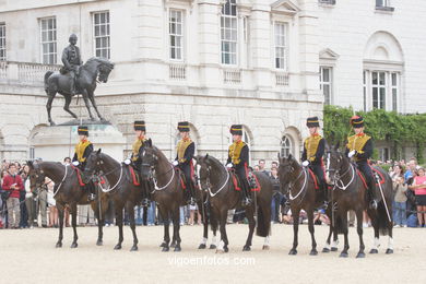 Changing of the Guard at Horseguards Parade. 