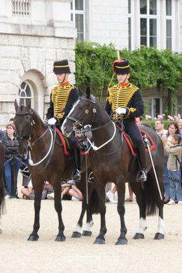 Changing of the Guard at Horseguards Parade. 