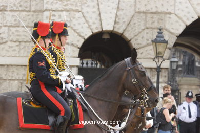 Changing of the Guard zu Pferd. 