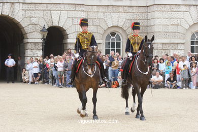 Changing of the Guard at Horseguards Parade. 