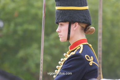 Changing of the Guard zu Pferd. 