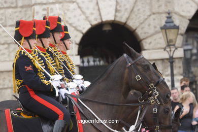 Changing of the Guard at Horseguards Parade. 