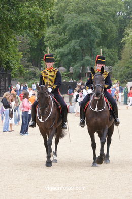 Changing of the Guard zu Pferd. 