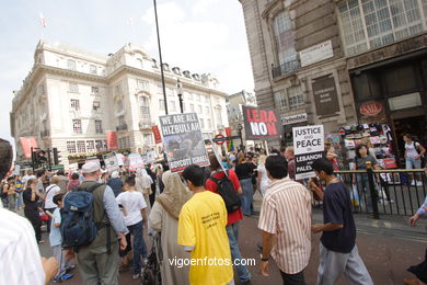 Manifestation in London. 