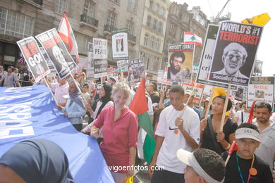 Manifestation in London. 