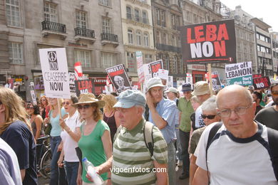 Manifestação em Londres . 