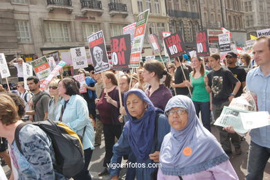 Demonstration in London. 