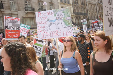 Manifestao em Londres . 