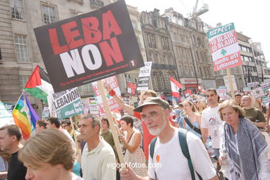 Manifestacin en Londres. 