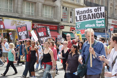 Manifestation in London. 