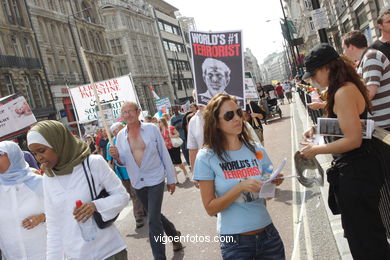 Manifestao em Londres . 