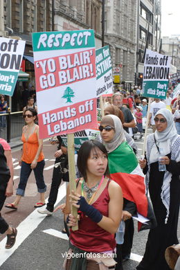 Manifestation in London. 