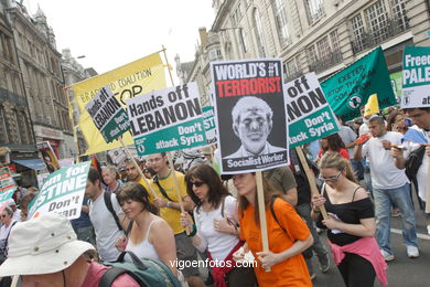 Manifestacin en Londres. 