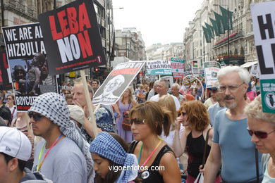 Manifestation in London. 