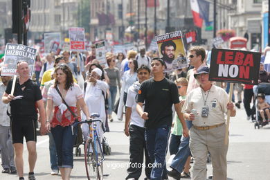 Manifestation in London. 