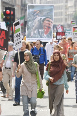 Manifestacin en Londres. 