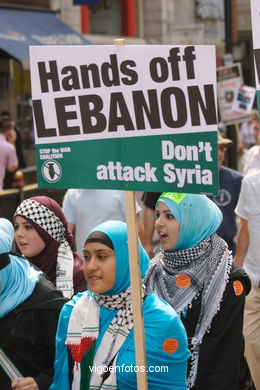 Demonstration in London. 