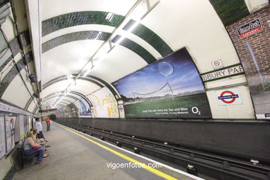 Londoner U-Bahn. 